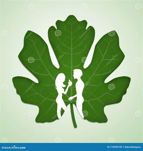 Adam And Eve Silhouette Royalty-Free Stock Image | CartoonDealer.com ...