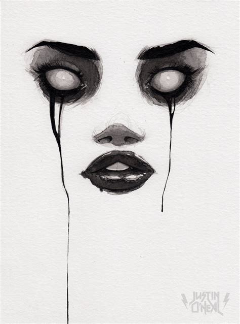 ghosts that haunt - fine art print - 9x12 or 6x8 | Scary drawings ...