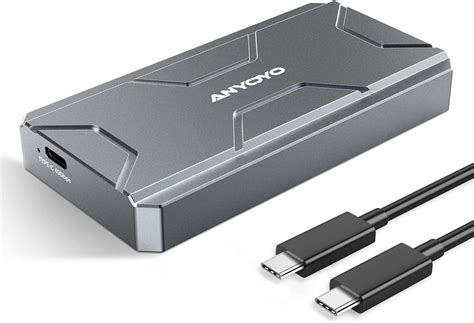 Buy ANYOYO 40Gbps NVMe Enclosure, M.2 Enclosure PCIe NVMe to USB C SSD Enclosure, Aluminum ...