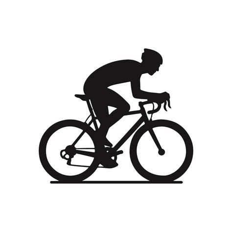 Free Cycling Sport SVG - Black And White SVG Vector File For Laser ...