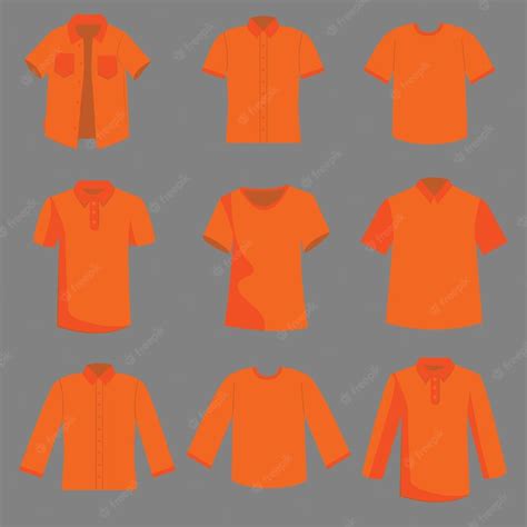 Premium Vector | Orange tshirt vector