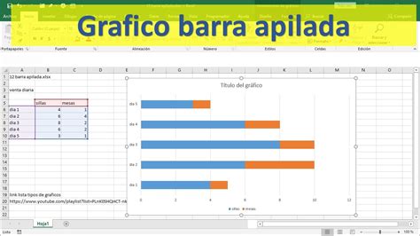 12 grafico excel barra apilada - YouTube