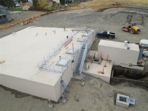 McNary Dam new potable water system completed; old water tank demolition in progress