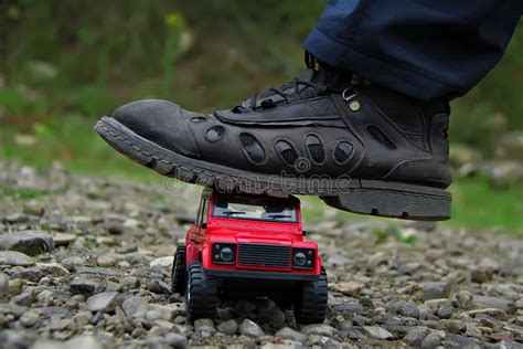 Red land rover defender stock image. Image of rover, army - 41629967