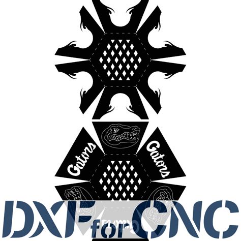Fire Pit Hexagon Florid Gators logo #fire #dxf #garden #cnc #pit #dxfcnc #PortableFirePit # ...