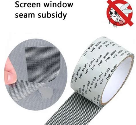 Window Screen Repair Tape Door Window Patch Strong Adhesive Long Lasting Fiberglass Repair Tape ...