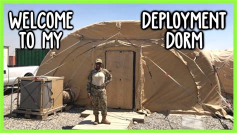 Deployed Military Dorm Tour | Air Force Dorms - YouTube