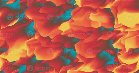 4K Bright Orange Gradient Color Generative Art Background With 3D Abstract Fluid Shape 11203706 ...