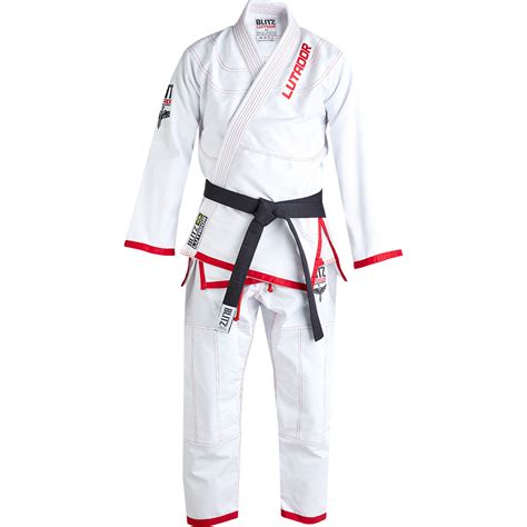 Blitz Kids Lutador Brazilian Jiu Jitsu Gi - White - 325g