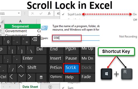 Scroll Lock Shortcut Key In Excel – Excel Examples