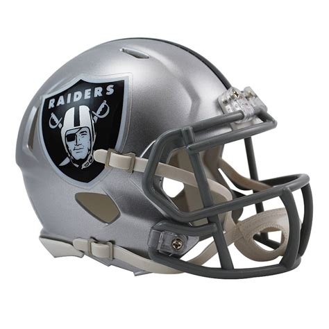 Riddell Oakland Raiders Revolution Speed Mini Football Helmet