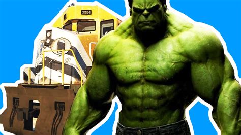 HULK SMASH FUNNY versus Trains + Nursery Rhymes Songs for Kids - YouTube