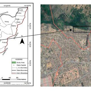 Map of Adamawa state showing the study Area. | Download Scientific Diagram