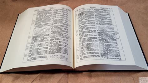 1611 King James Bible - Regular Facsimile Edition - Bible Buying Guide