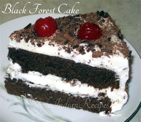 Homemade German Black Forest Cake | Simple Indian Recipes