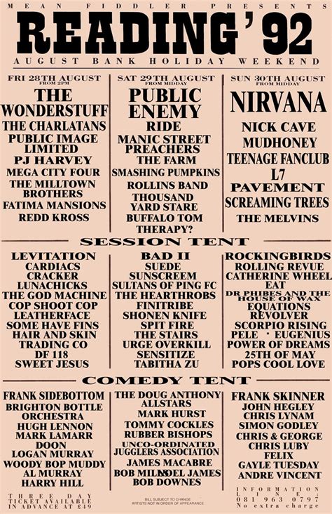 Rockstar Energy presents Reading Festival | Reading 1992