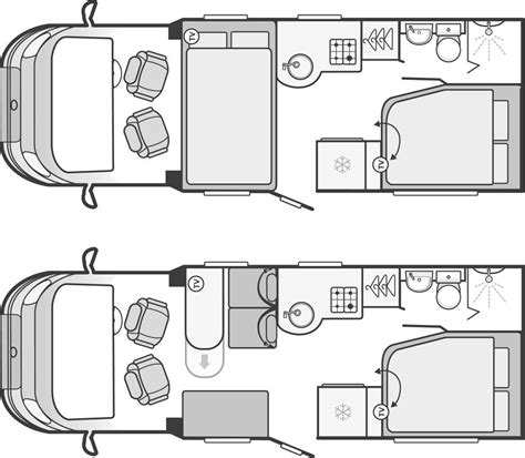 Image result for sprinter camper van layout | Sprinter camper, Camper conversion, Campervan interior