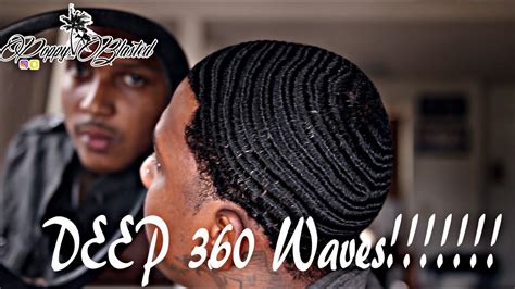 Natural Hair: How to get DEEP 360 WAVES!!! - YouTube