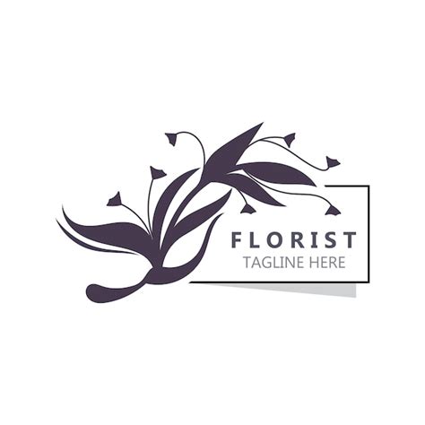 Premium Vector | Florist logo beautiful floral leaf and flower vector ...