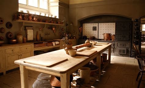 Inside Downton Abbey kitchen set - Scene Therapy