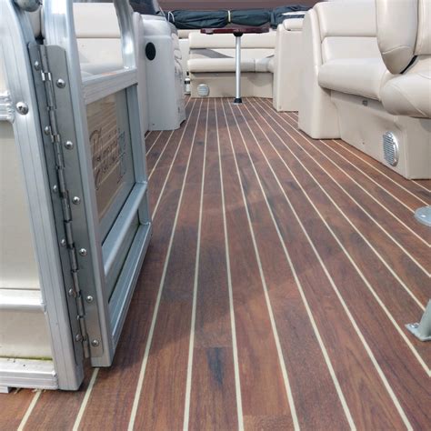 Wood Grain Vinyl Flooring For Pontoon Boats - My Bios