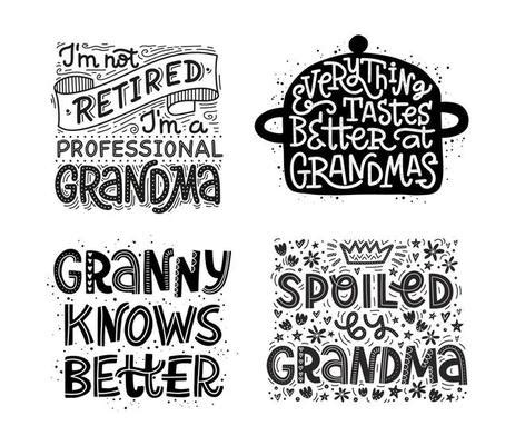 Grandma Quote Vector Art, Icons, and Graphics for Free Download