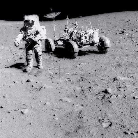 Apollo 15 Astronaut And Lunar Rover Photograph by Nasa/science Photo Library - Fine Art America