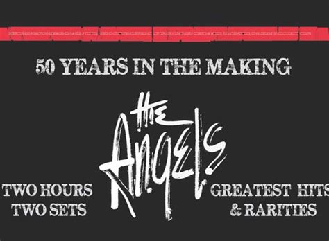 The Angels Announce 50 Years In The Making National Tour - Spotlight Report