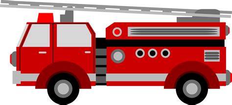 Simple Fire Truck Clipart Transparent Png Hd Vector Cartoon Fire Truck | My XXX Hot Girl