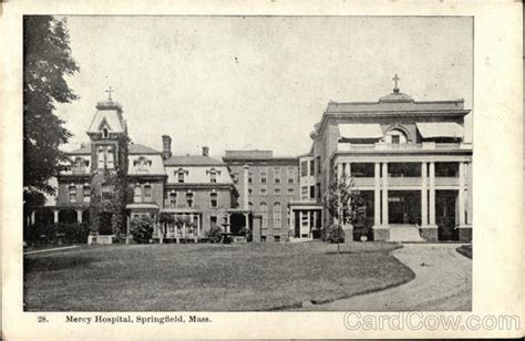 Mercy Hospital Springfield, MA Postcard