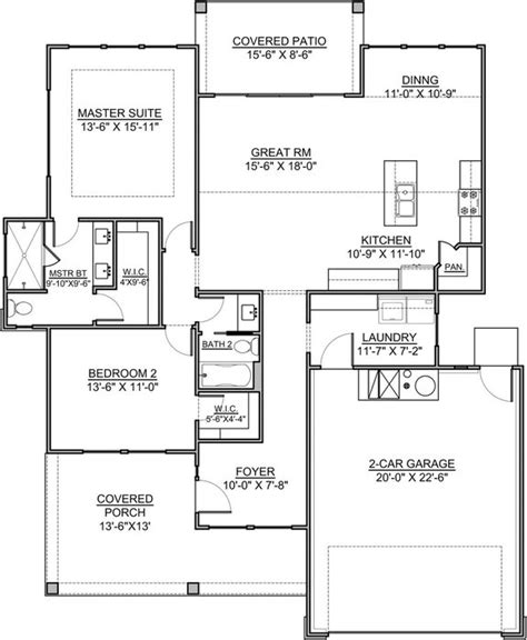 Small One Story 2 Bedroom Retirement House Plans Houseplans Blog ...