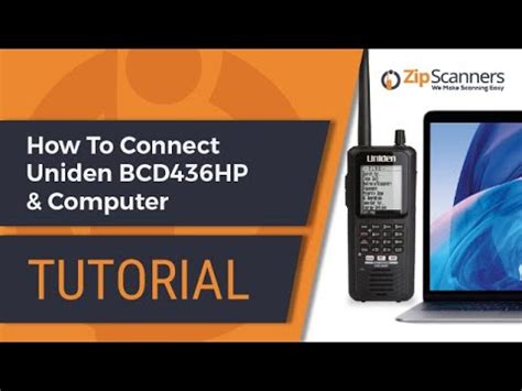 How To Connect Uniden BCD436HP & Computer - YouTube