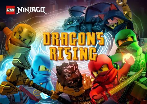 First look at completed LEGO Ninjago Dragons Rising poster, new series ...