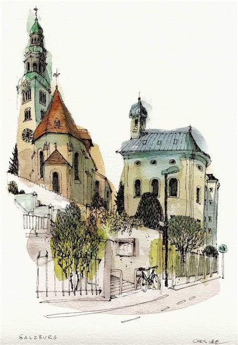 Мои закладки | Urban painting, Watercolor paintings, Architecture art