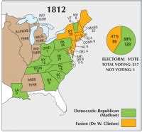 US Election of 1800 Map - GIS Geography