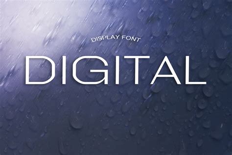 DIGITAL font | Fonts ~ Creative Market