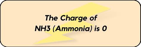 What is the Charge on Ammonia (NH3)? And Why?