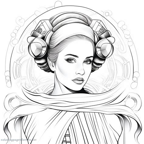 Printable Padme Star Wars Coloring Page Free Printable Coloring Pages ...