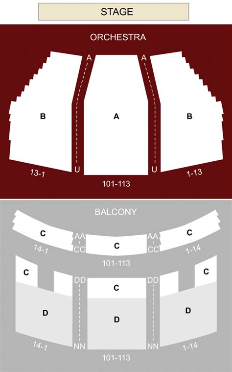 Victoria Theatre Seating Chart San Francisco | Elcho Table