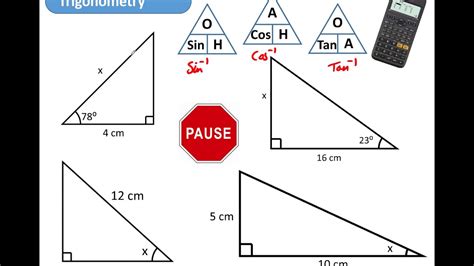 Trigonometry SOH CAH TOA - YouTube