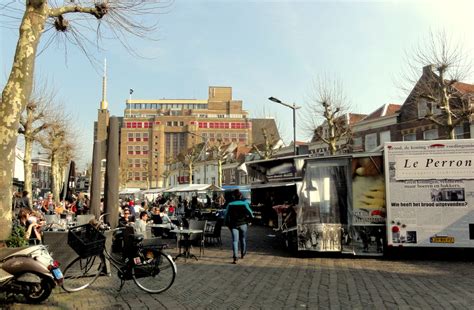 Haarlem, Netherlands: The Botermarkt Square, Organic Farmer’s Market and a 166-year old ...