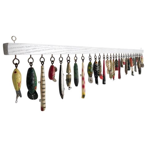 Antique Nautical Wooden Fishing Lure Display Custom Mounted in 2020 ...