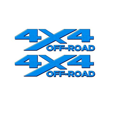 4x4 Off Road Decals Light Blue Truck Side Decals Truck | Etsy