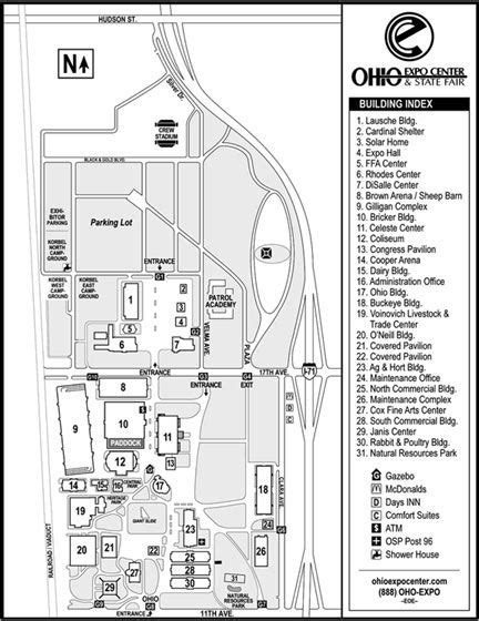 Ohio Expo Center Map - Zoning Map