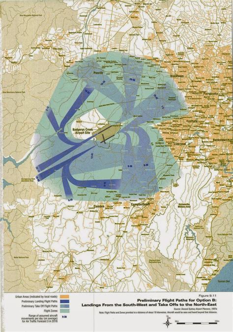 Western Sydney Airport Blog: Flight paths of each runway option