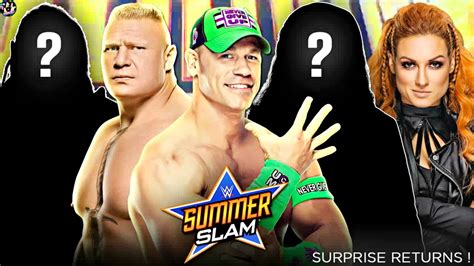 WWE Summerslam 2021 RETURNS - John Cena Returns 2021, Brock Lesnar ...