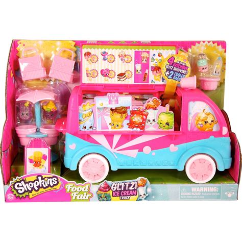 Moose Toys Shopkins Season 3 Scoops Ice Cream Truck Playset, Glitter - Walmart.com