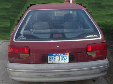 Purchase used 1989 Mercury Tracer Base Hatchback 4-Door 1.6L in Royal ...