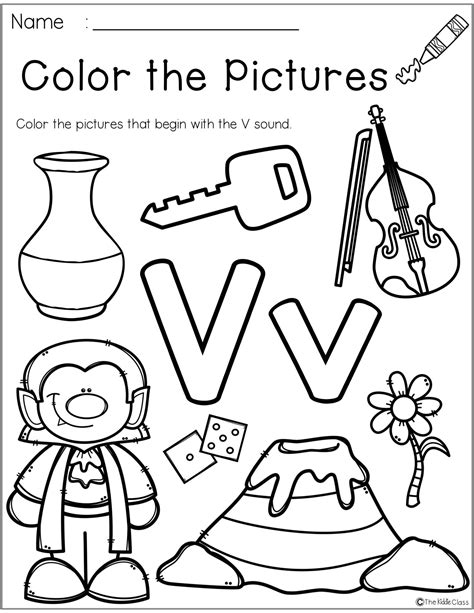 Letter V | Letter v worksheets, Kindergarten phonics worksheets, Preschool letters