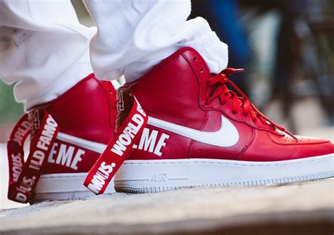 Supreme x Nike Air Force 1 High - Release Date - SneakerNews.com